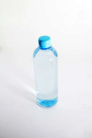 A bottle of water on isolated white backgroundの写真素材