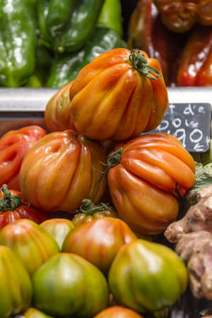 Colorful Vegetables and Fruits , Marketの写真素材