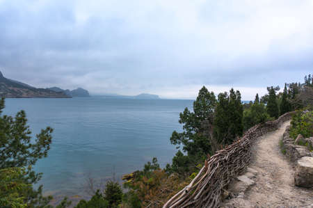 Golitsyn path, the attraction of the Crimea in the new worldの写真素材