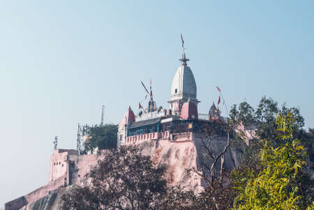 Mansa Devi Temple is a Hindu temple dedicated to goddess Mansa Devi in the holy city of Haridwar in the Uttarakhand state of India.の写真素材