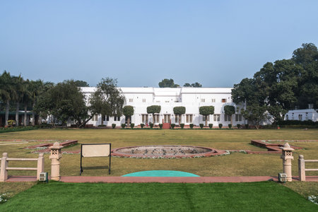 New Delhi. India, 26 January 2018: Birla House or Birla Bhavan, in New Delhi, India, is the house where Mahatma Gandhi spent the last 144 days of his life and was assassinated on January 30, 1948.のeditorial素材
