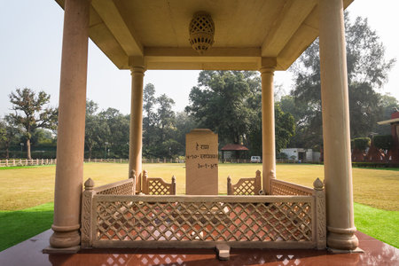 National Gandhi Museum New Delhi. India, 26 January 2018: Gandhi Smriti, former Birla House. Gandhi Smriti is a one of the most popular tourist place in New Delhi.のeditorial素材