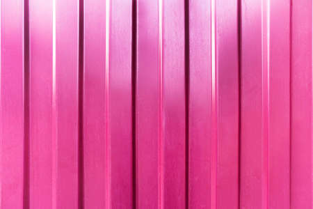 corrugated metal background and texture surface. Burgundy sidingの写真素材