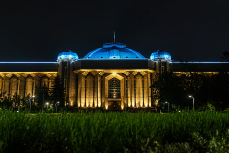 ALMATY, KAZAKHSTAN. The Central State Museum of Kazakhstan was built in the city in 1985.の写真素材