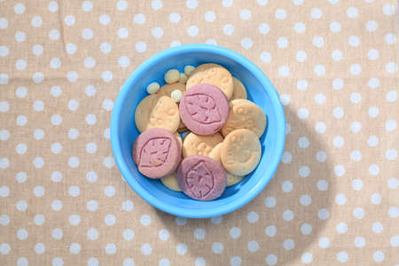 Biscuits in the plateのeditorial素材