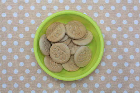 Biscuits in the plateのeditorial素材
