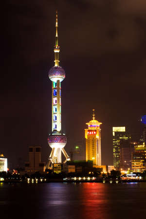Modern buildings in Shanghai cityのeditorial素材