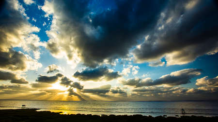 sunset sceneryの写真素材