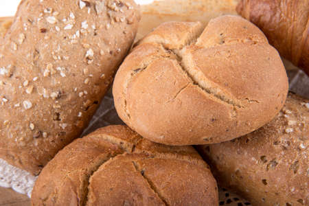 Different types of breadの写真素材