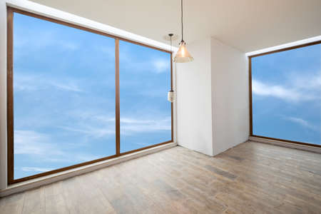 Empty unfinished interior
