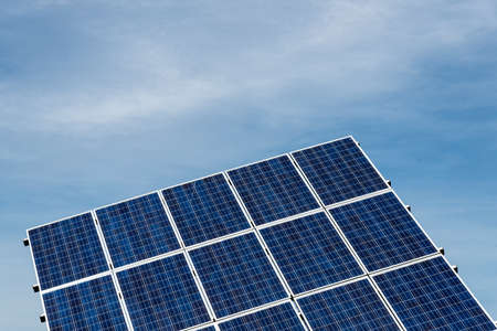 photovoltaic panels - alternative electricity sourceの写真素材