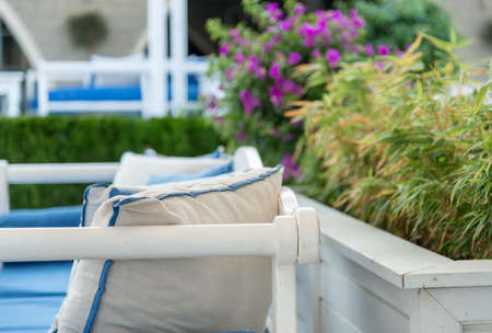 Greek Restaurant - exteriorの写真素材