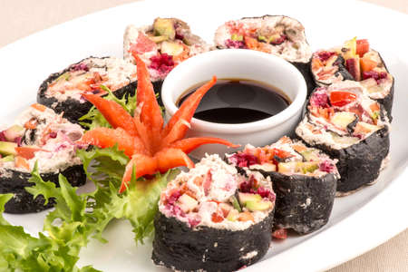 Vegan sushyの写真素材