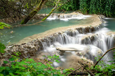 Kroushouna waterfalls, Bulgaria , Europe - copy space