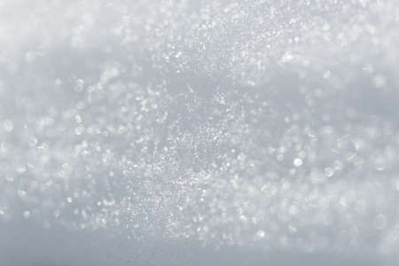 Snow background - selective focus, copy spaceの写真素材