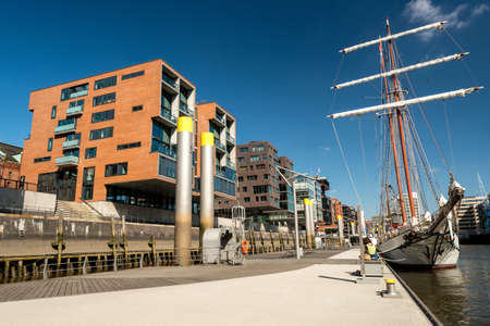 Urban views to hamburg city, germanyの写真素材