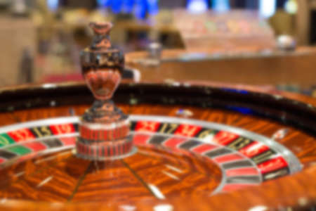 Abstract blurred roulette in casino - gambling backgroundの写真素材