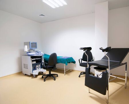 Therapeutic and diagnostic rooms with medical equipmentのeditorial素材