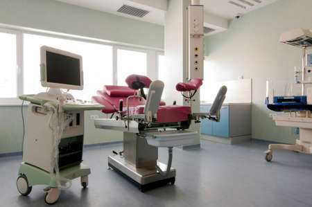 Therapeutic and diagnostic rooms with medical equipmentのeditorial素材