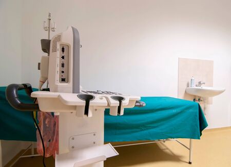 Therapeutic and diagnostic rooms with medical equipmentのeditorial素材