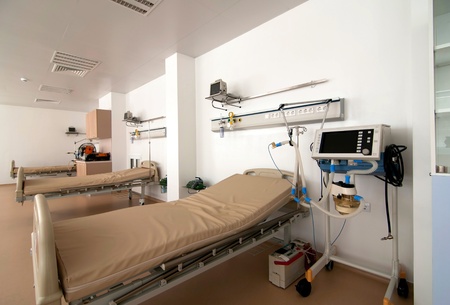 Therapeutic and diagnostic rooms with medical equipmentのeditorial素材