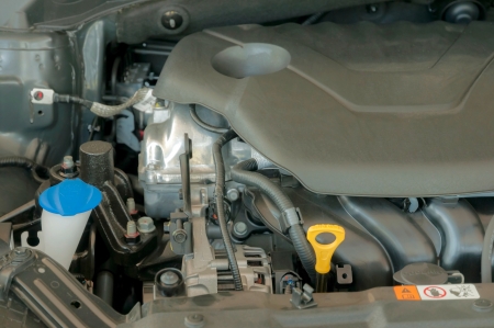 Engine, look under the hood of a carのeditorial素材