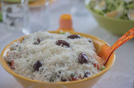 Fresh vegetable salad.の写真素材