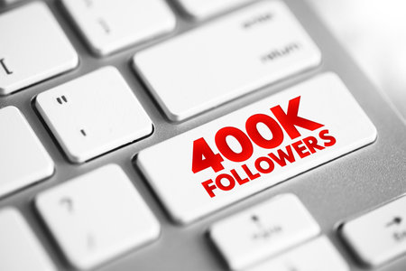 400K Followers - reaching 400,000 followers on a social media platform or other online platform,...