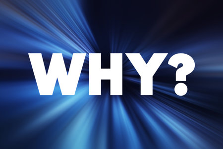 Why question text quote, concept backgroundの写真素材