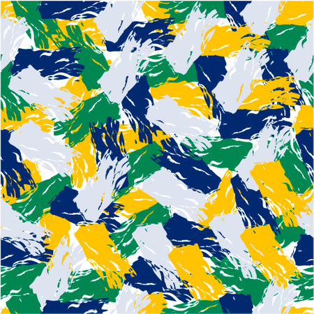 Seamless abstract pattern of torn spots on a white background. Ideal for packaging, textiles, backgrounds, covers. vector illustration.のイラスト素材