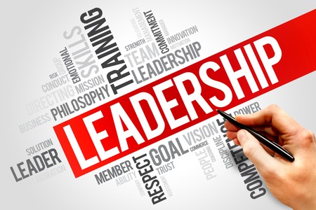 LEADERSHIP word cloud, business concept LEADERSHIP word cloud, business concept