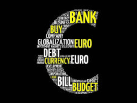 Euro sign word cloud, business conceptのイラスト素材