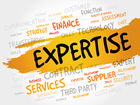 Expertise word cloud, business conceptのイラスト素材