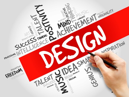 Design word cloud, business conceptの写真素材