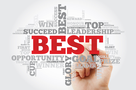 Best word cloud with marker, business concept backgroundの写真素材