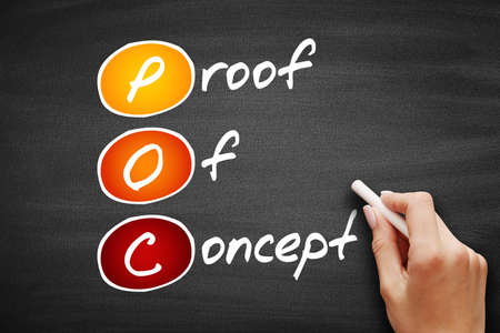 POC Proof of Concept, acronym business concept on