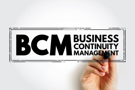 BCM Business Continuity Management - framework for identifying an organization's risk of exposure to...