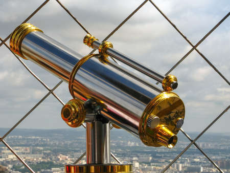 spyglass in Parisの写真素材