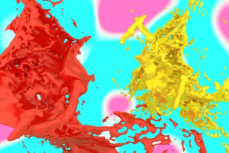 Jumping of dyes