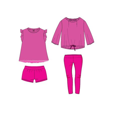 ladies wear vectorのイラスト素材