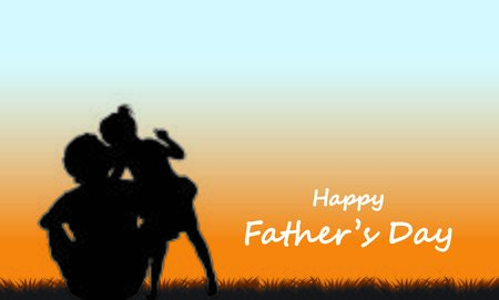 Happy father's dayのイラスト素材