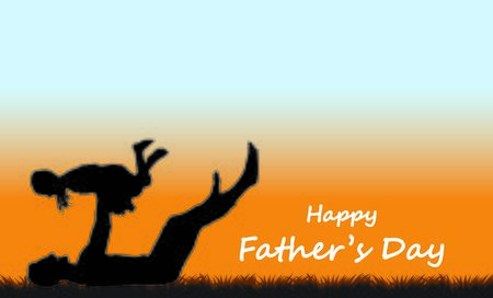 Happy father's dayのイラスト素材