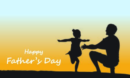 Happy father's dayのイラスト素材