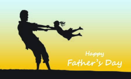 Happy father's dayのイラスト素材