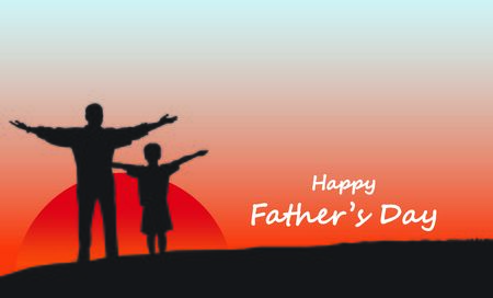 Happy father's dayのイラスト素材
