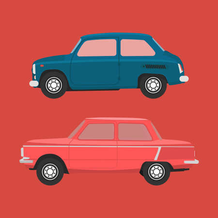 Soviet carsのイラスト素材