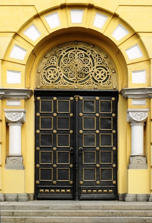 Orthodox Cathedral Doorの写真素材