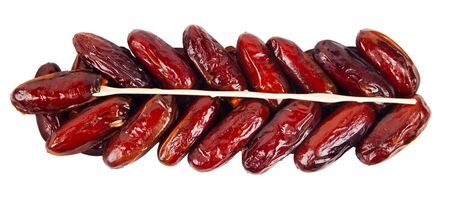 Dates isolated on whiteの写真素材
