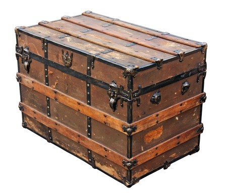 Ancient chest. 