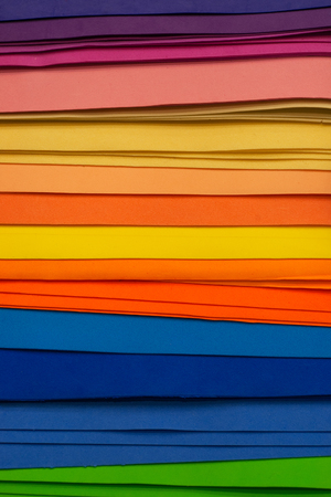 Multicolor pieces of felt
